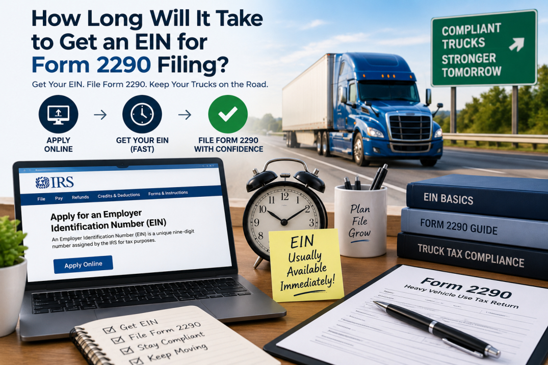 How Long Will It Take to Get an EIN for Form 2290 Filing?
